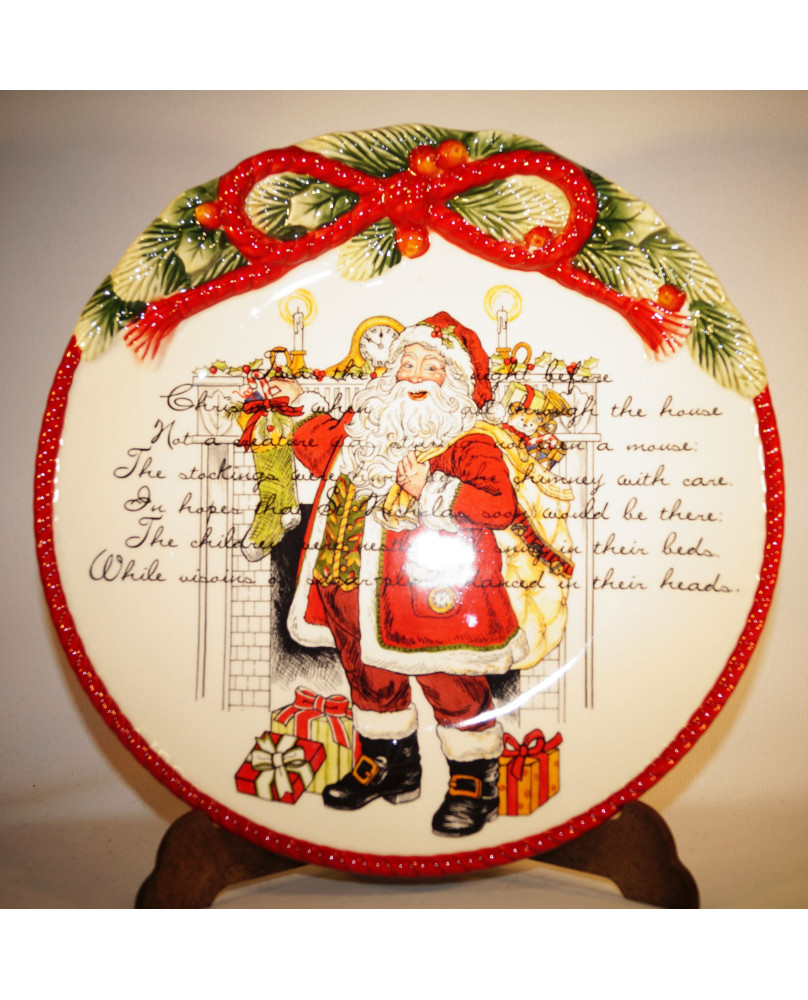 Centerpiece Santa Claus by Fitz And Floyd