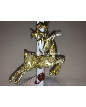 Gold Reindeer Decoration by Palais Royal