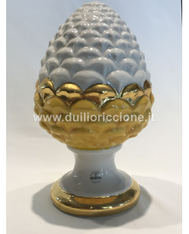 Lucky Pinecone Yellow Luck H17 Capodimonte