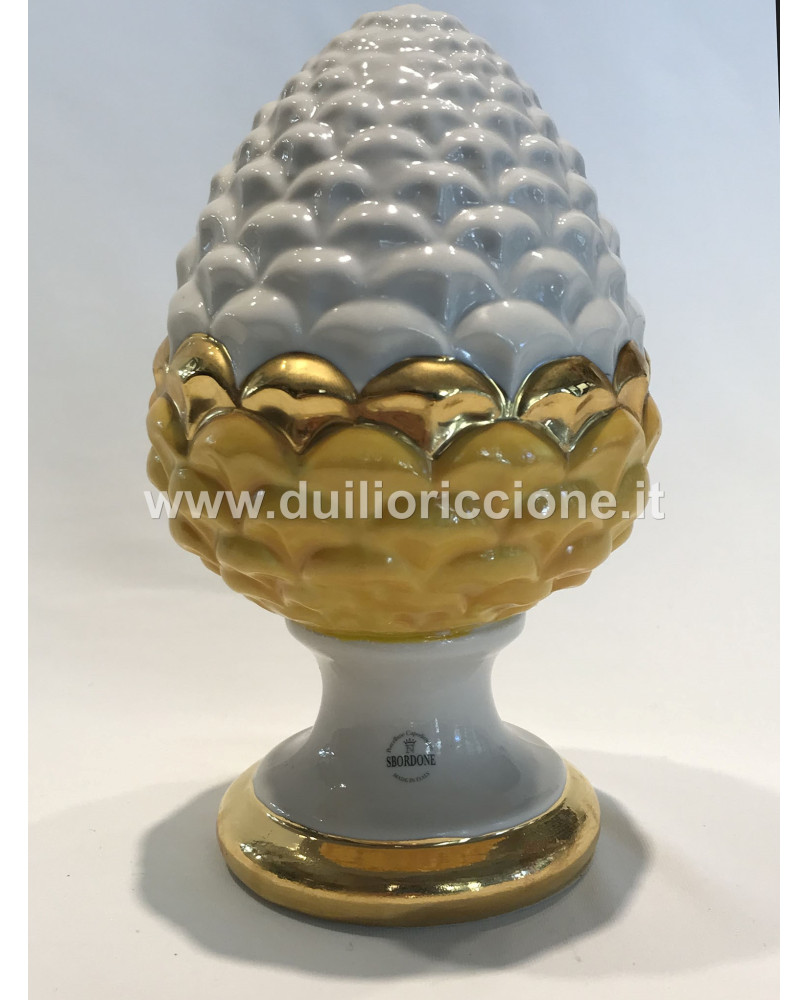 Lucky Pinecone Yellow Luck H17 Capodimonte