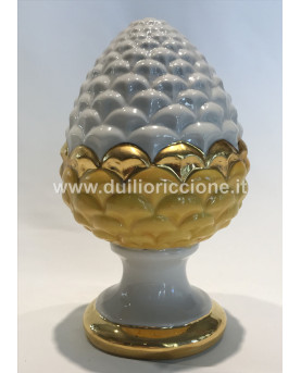 Lucky Pinecone Yellow Luck H17 Capodimonte