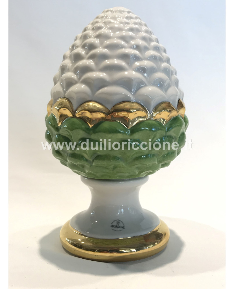 Green Pinecone Success H17 Capodimonte