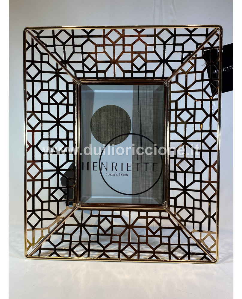 Golden Metal Photo Frame 13x18