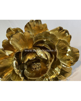 Gold Peony Wall Decoration